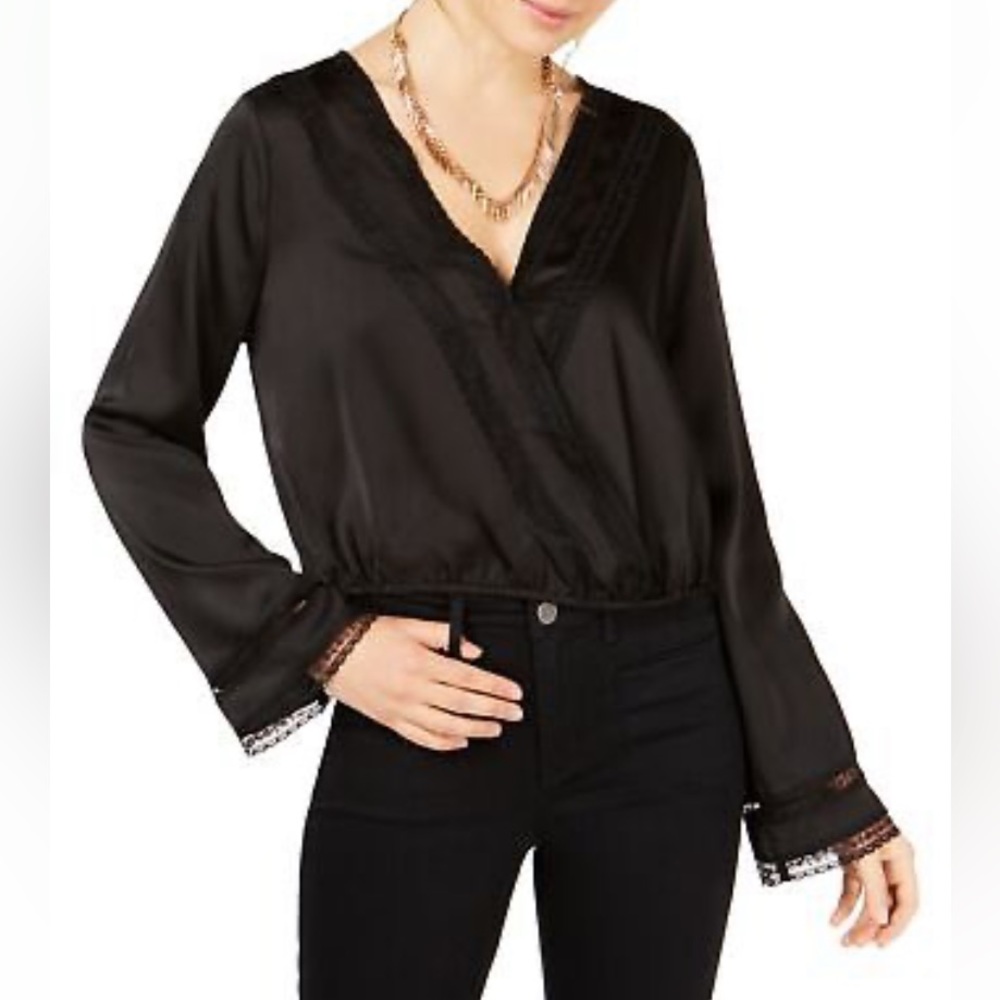 Gypsies & Moondust Satin Pullover Blouse